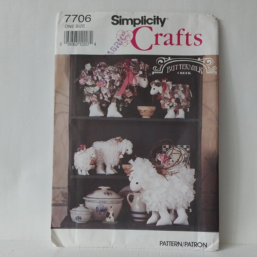SEWING PATTERN Simplicity Crafts 7706 New Never cut.